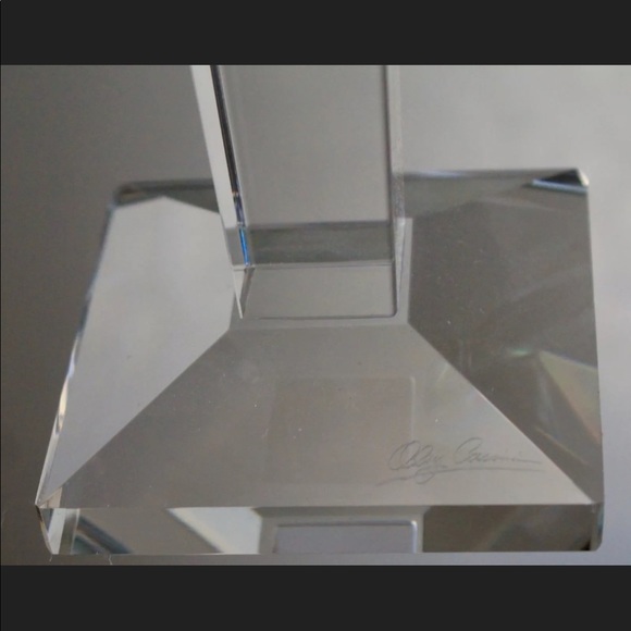 OLEG CASSINI ALANNA CRYSTAL CANDLESTICKS - Picture 5 of 7